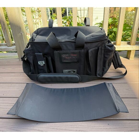 Hatch D1-BLACK Police Patrol Heavy Duty Black Water Resistant Nylon Bag A10C - Picture 2 of 11